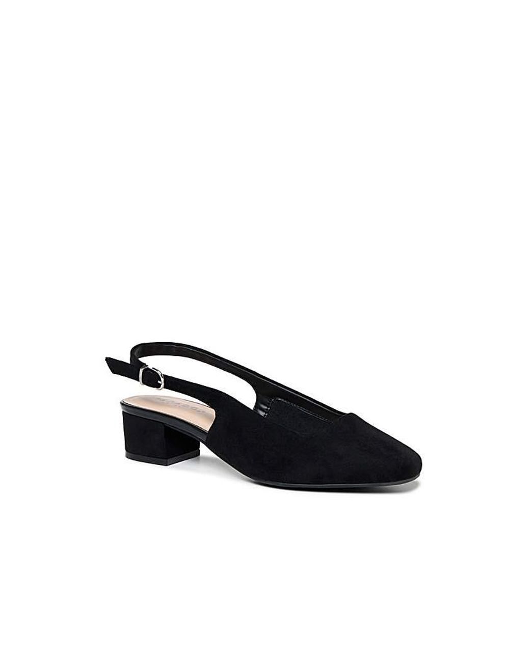 Paradox London Blue Giulietta Wide Slingbacks