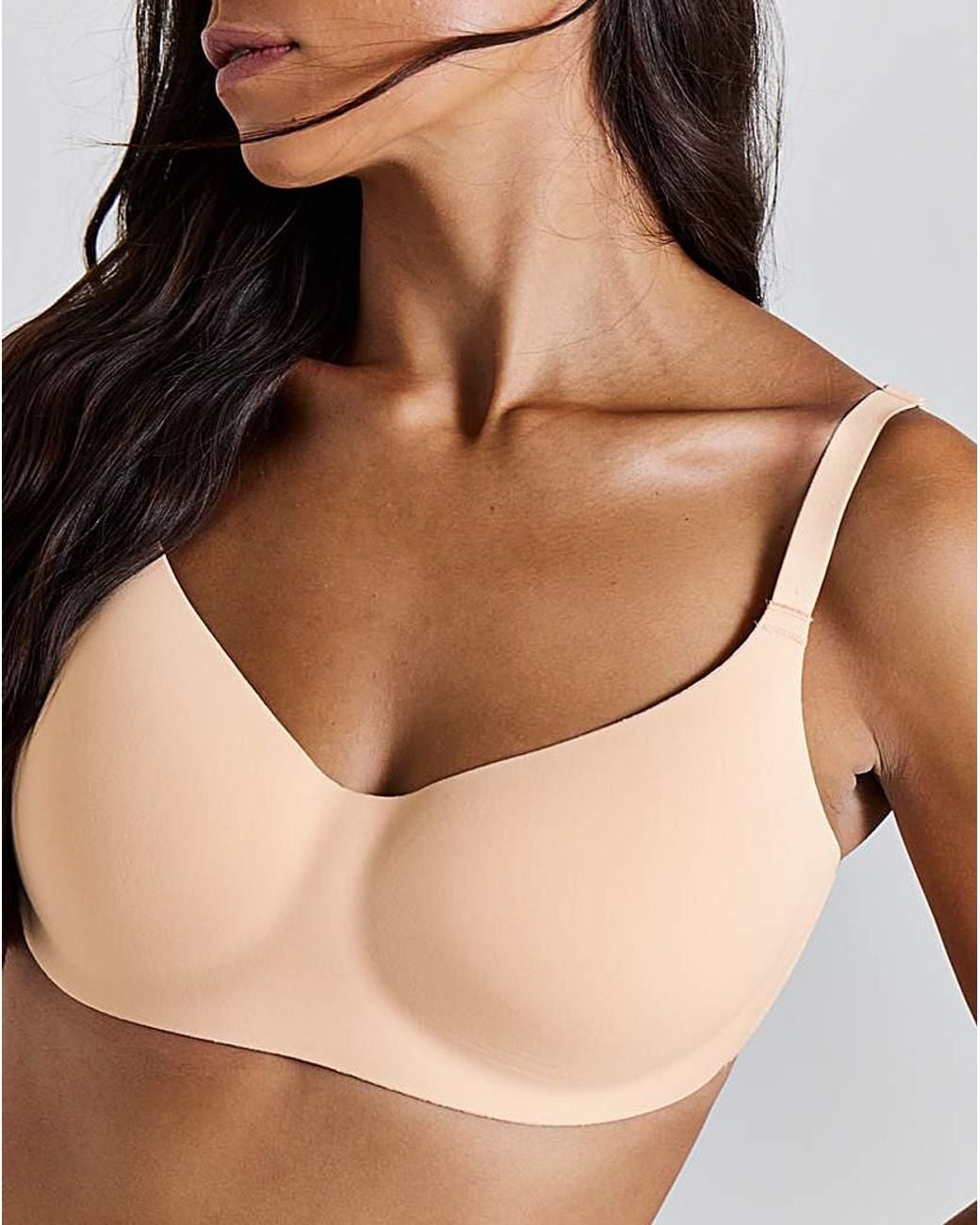 Pretty Secrets Natural Non Wired Balcony Bra
