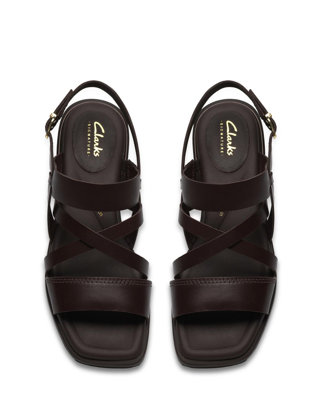 Clarks Black Ariany Leather Sandal D Fit