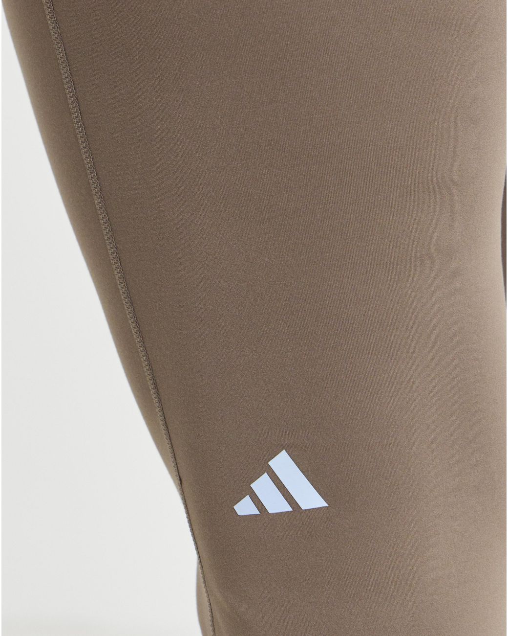 Adidas Gray 3 Stripe Cross Over Legging