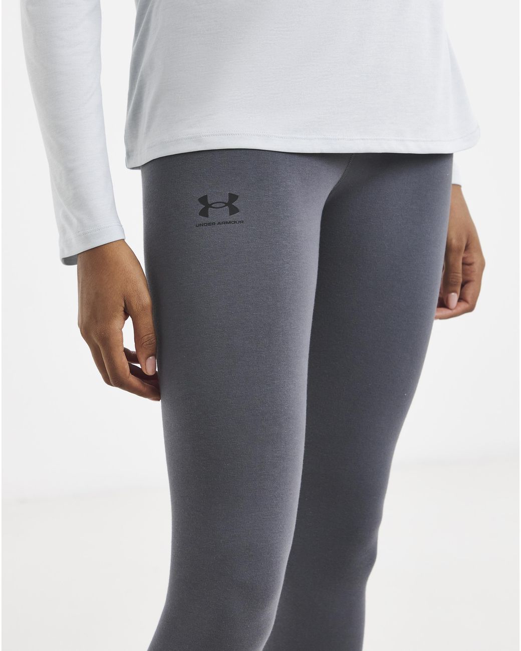 Under Armour White Rival Leggings