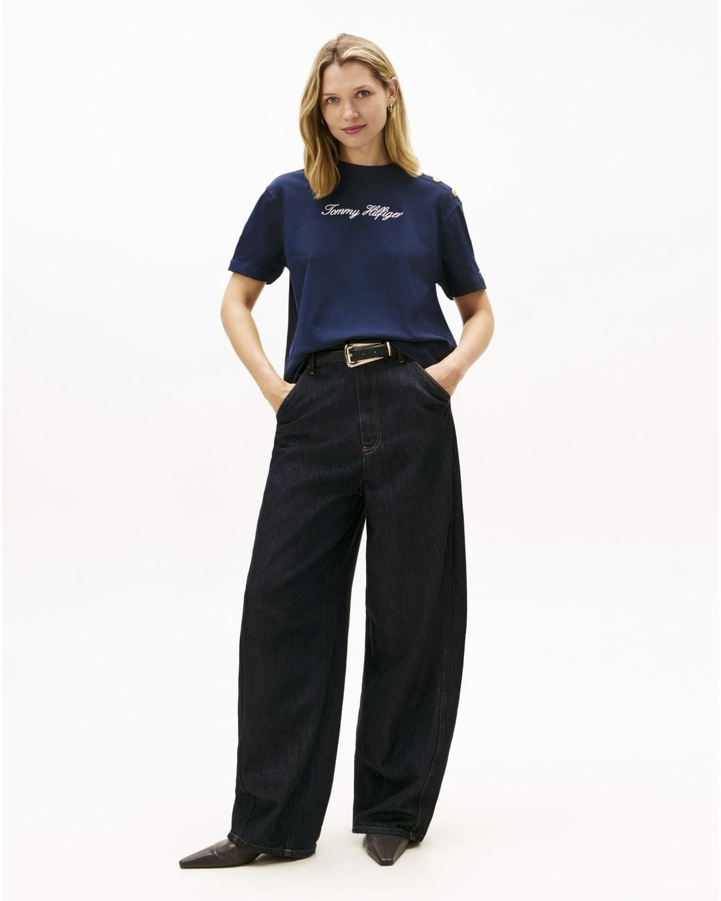 Tommy Hilfiger Blue Script Modern T-Shirt