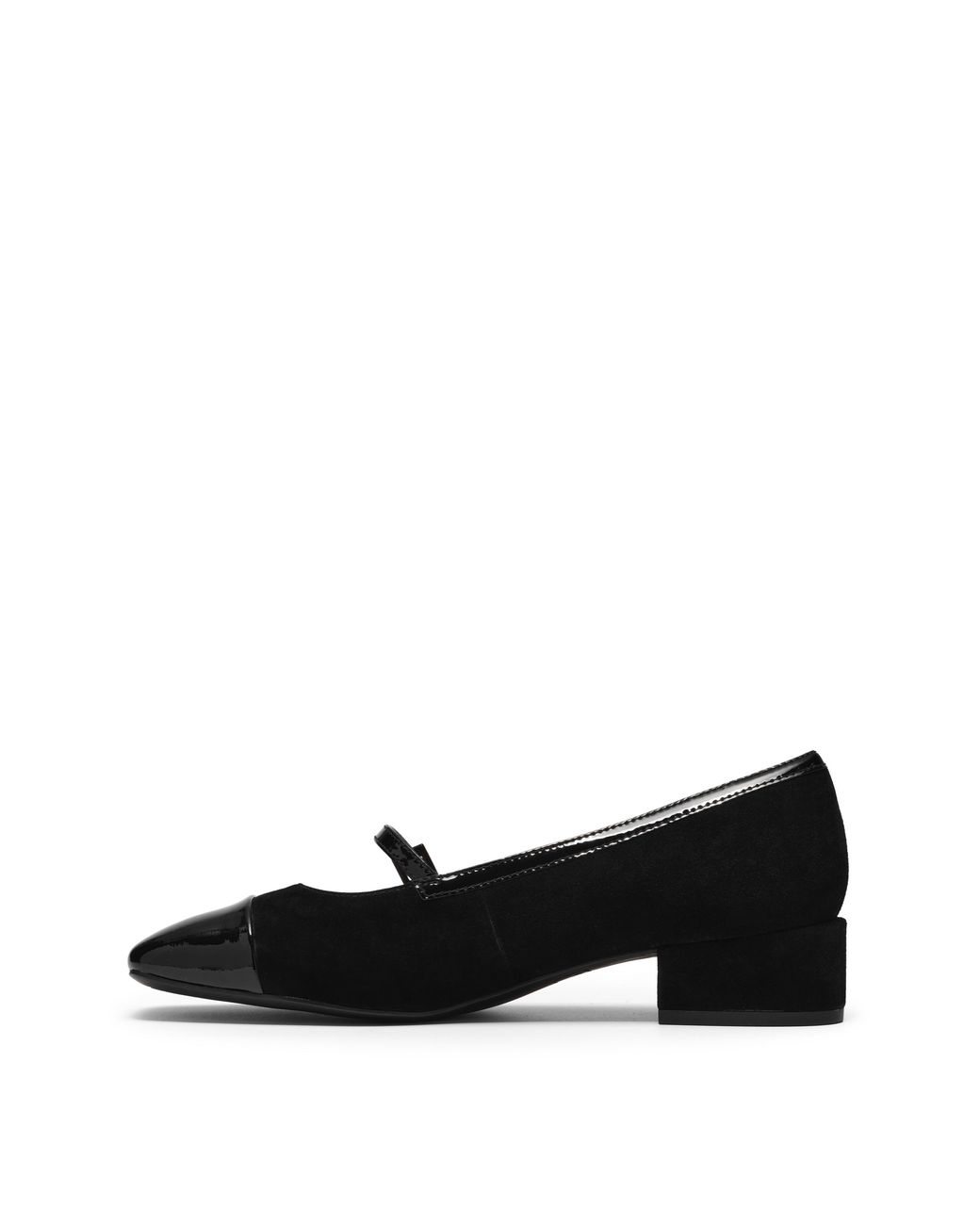 Clarks Black Crista Strap Std