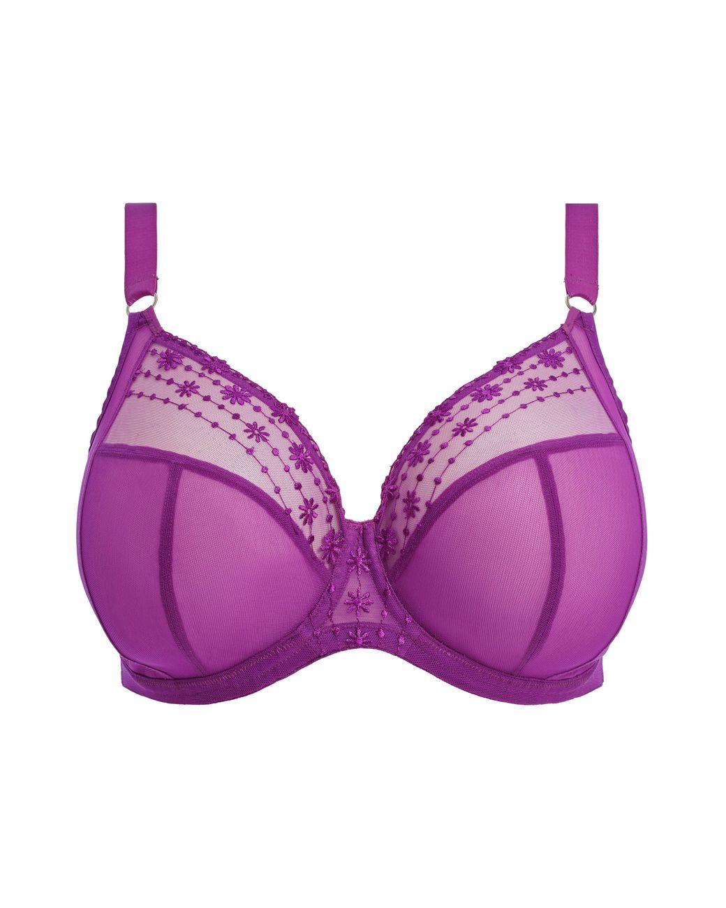 Elomi Purple Matilda Plunge Wired Bra