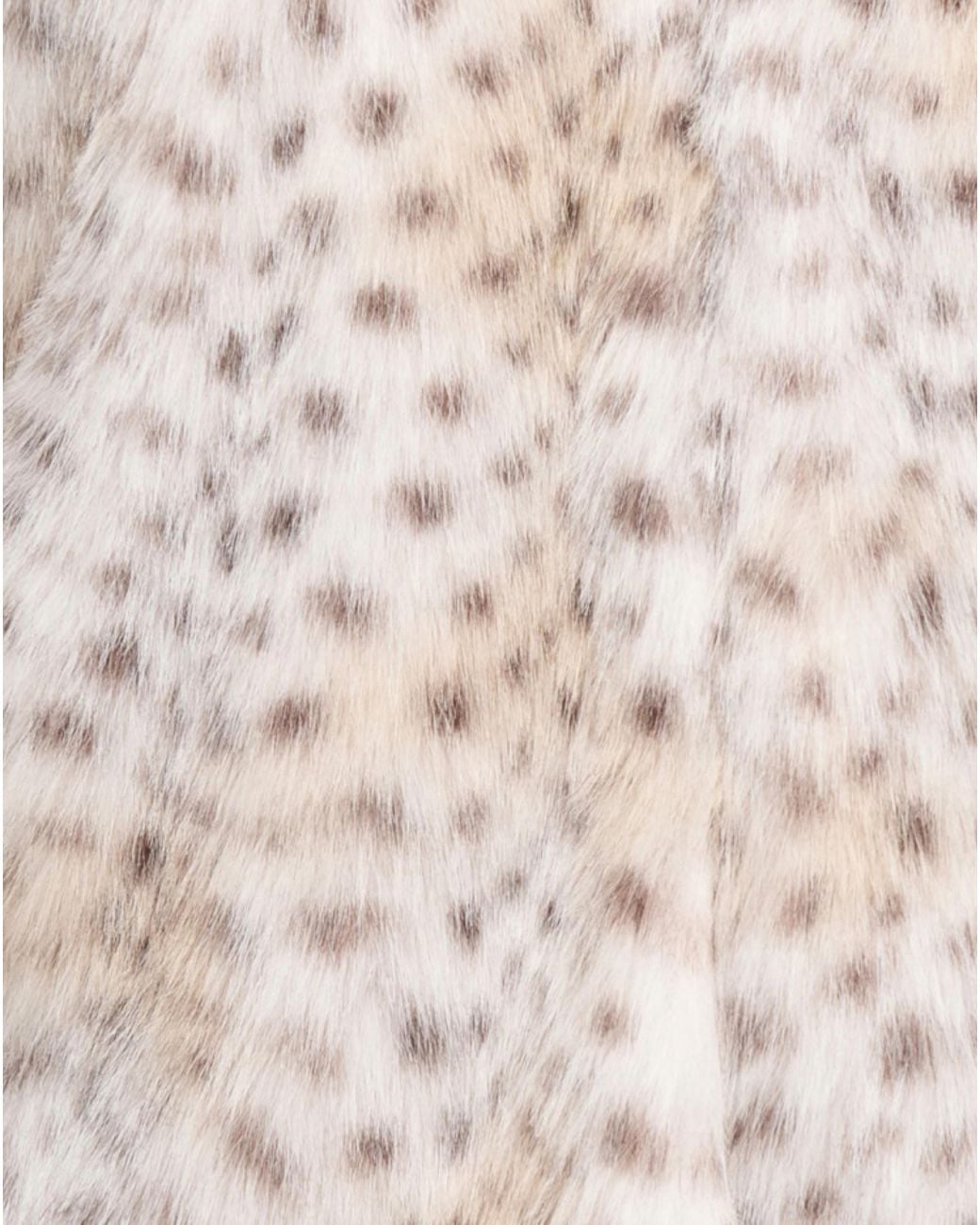 ONLY Natural Animal Print Faux Fur Jacket