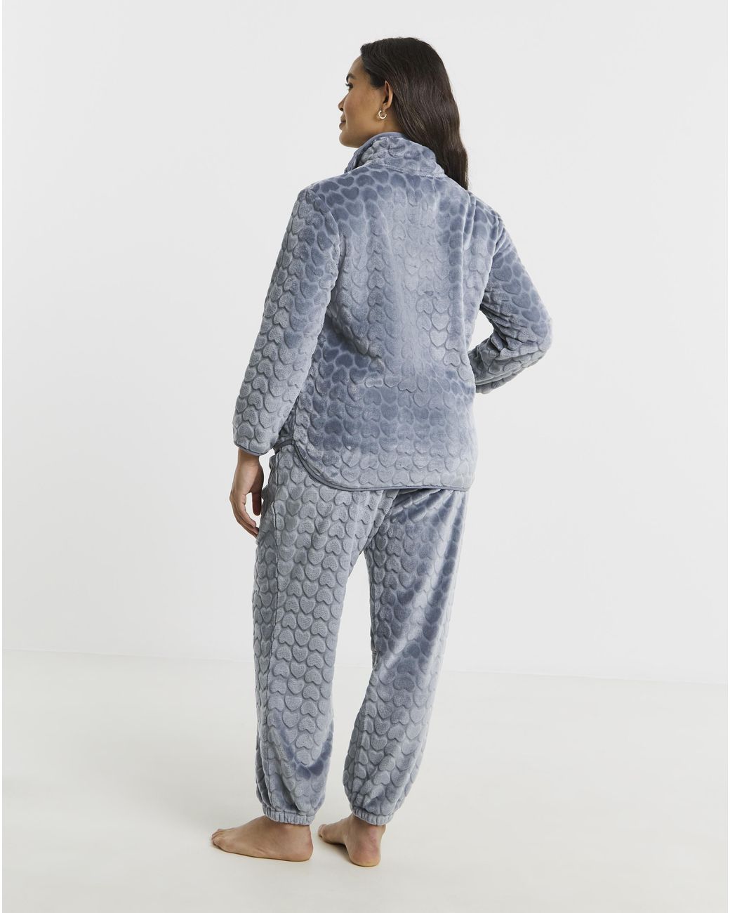 Pretty Secrets Blue 1/4 Zip Fleece Twosie
