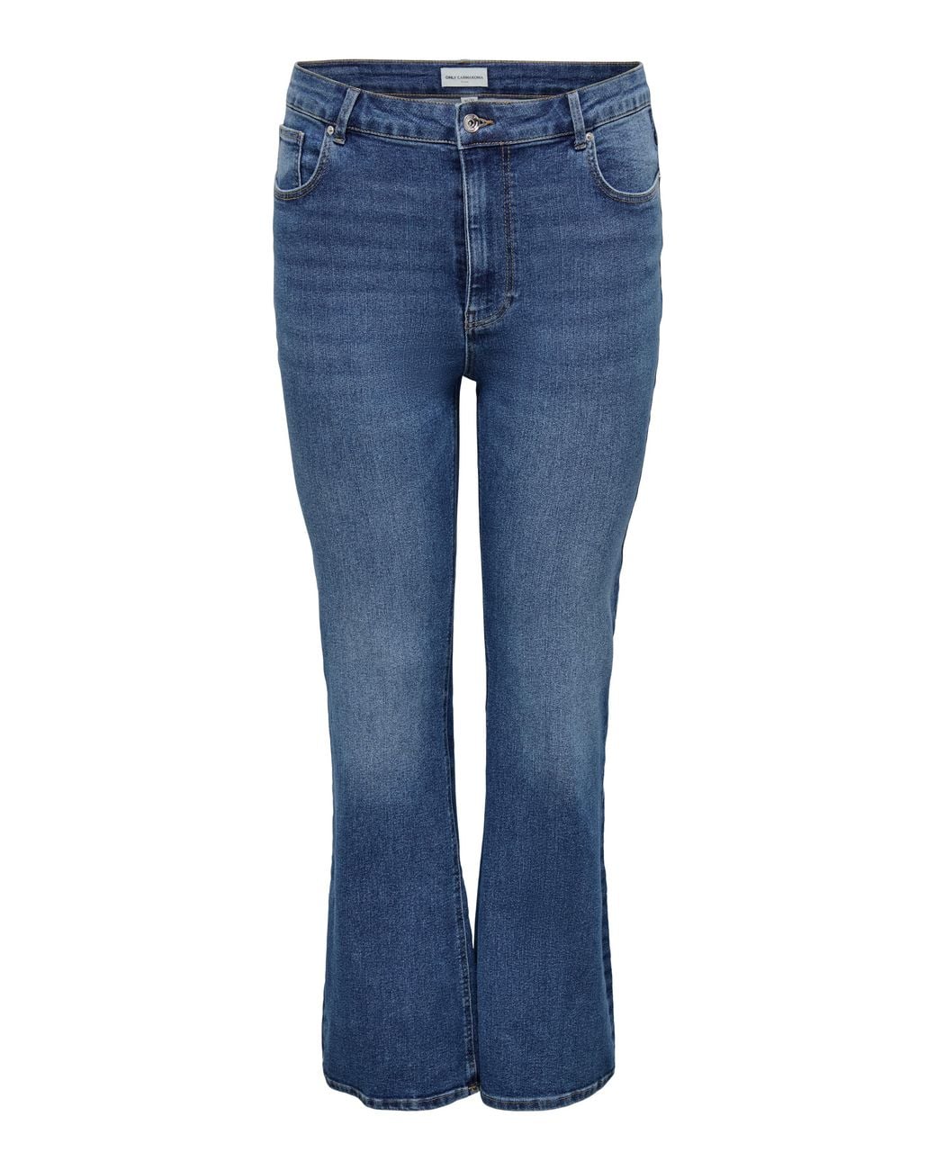 ONLY Blue High Waisted Flared Denim Jean