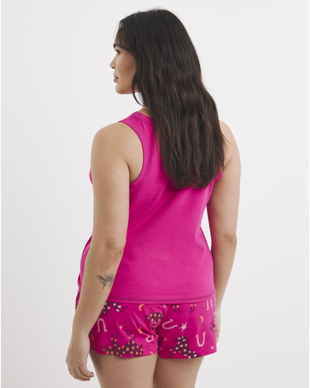 Pretty Secrets Pink 2 Pack Pyjama Short Sets