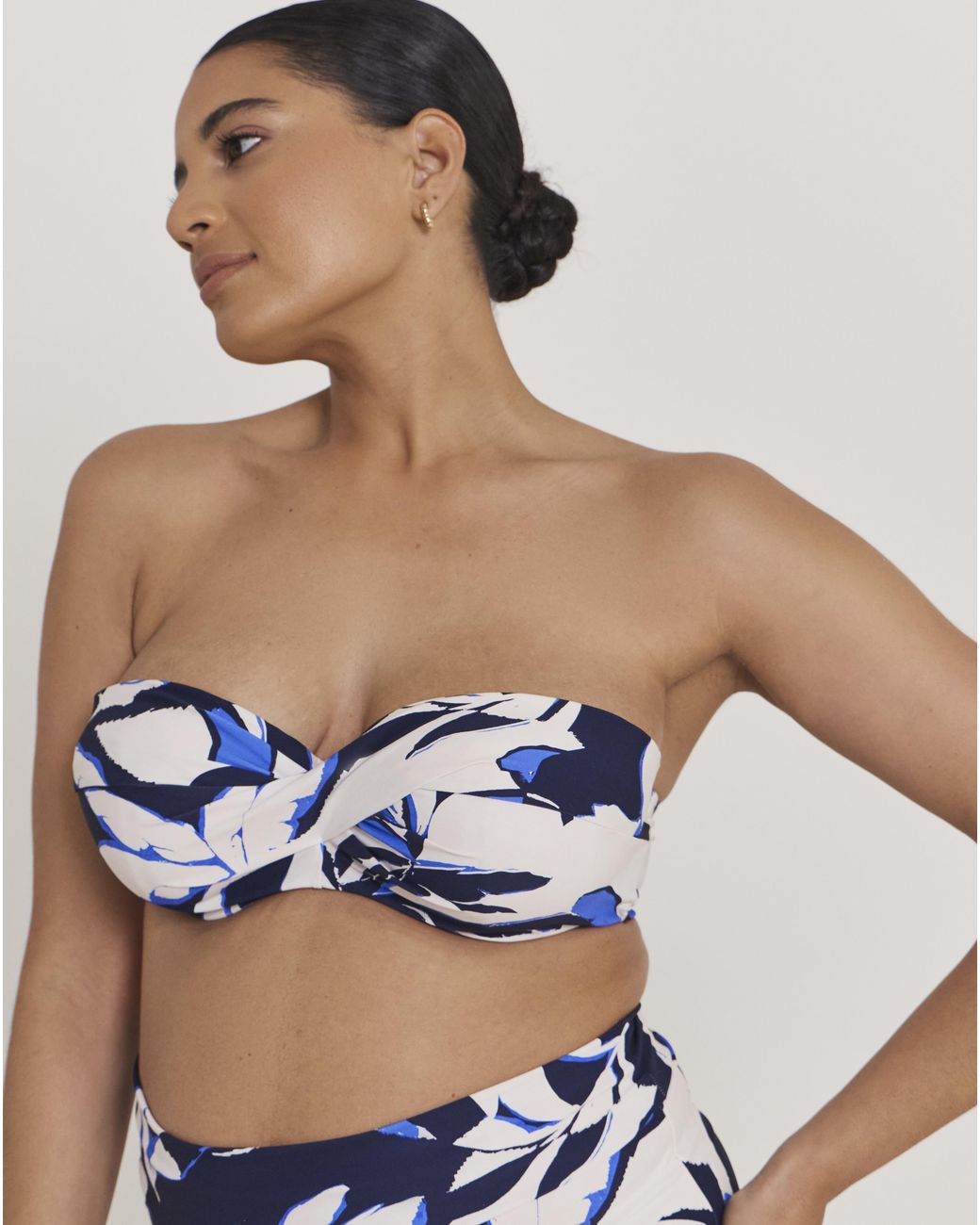MAGISCULPT Multicolor Bandeau Underwired Bikini Top