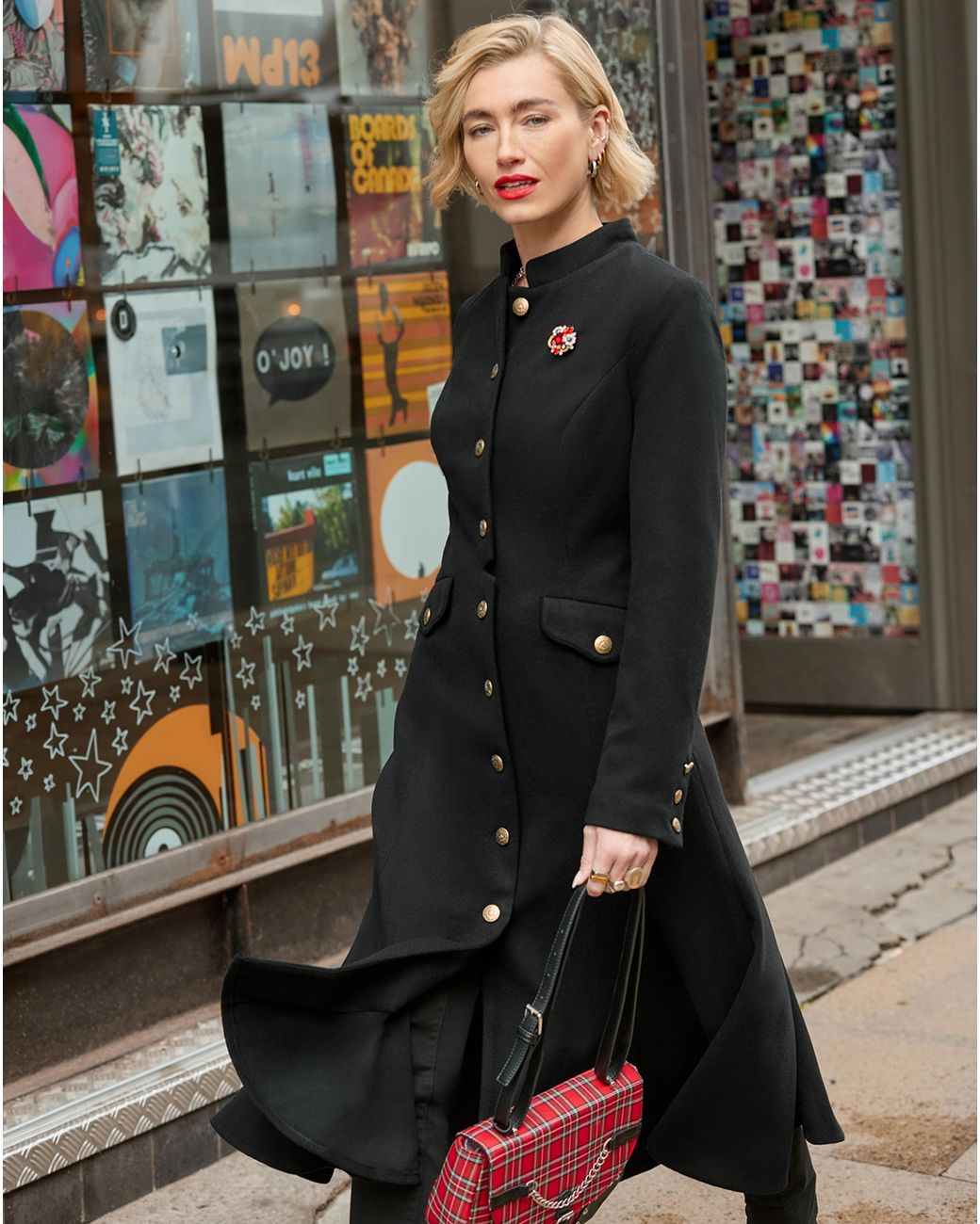 Joe Browns Black Ayda Long Coat