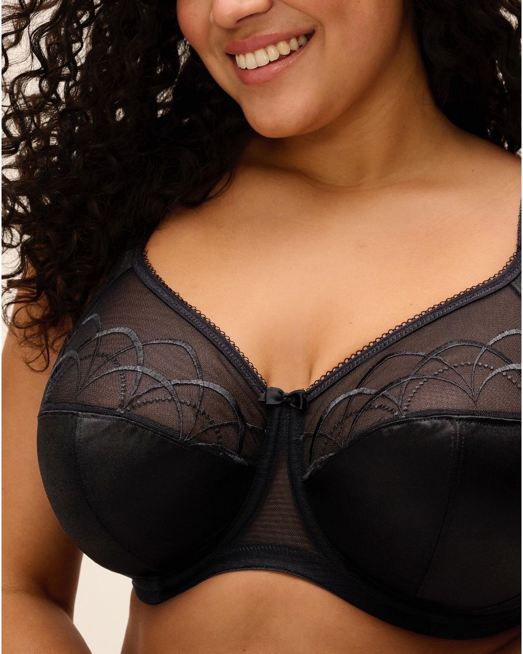 Elomi Black Cate Full Cup Wired Bra