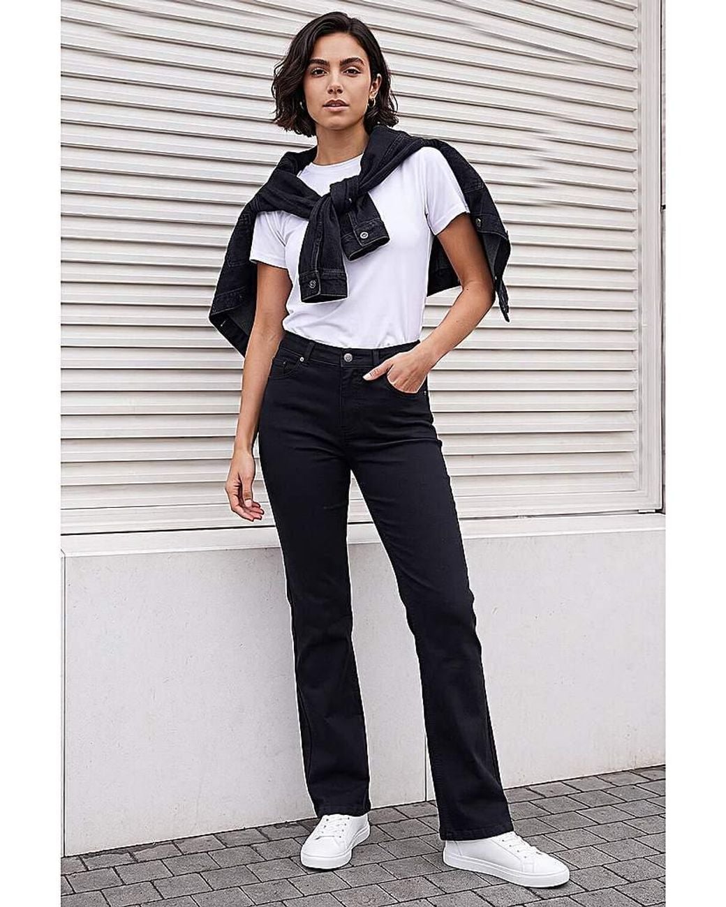 Roman Blue Roman Bootcut Stretch Jean