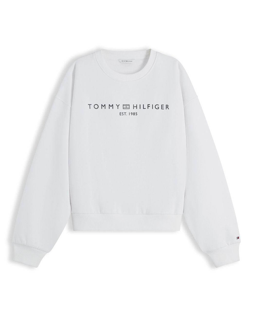 Tommy Hilfiger White Logo Sweatshirt