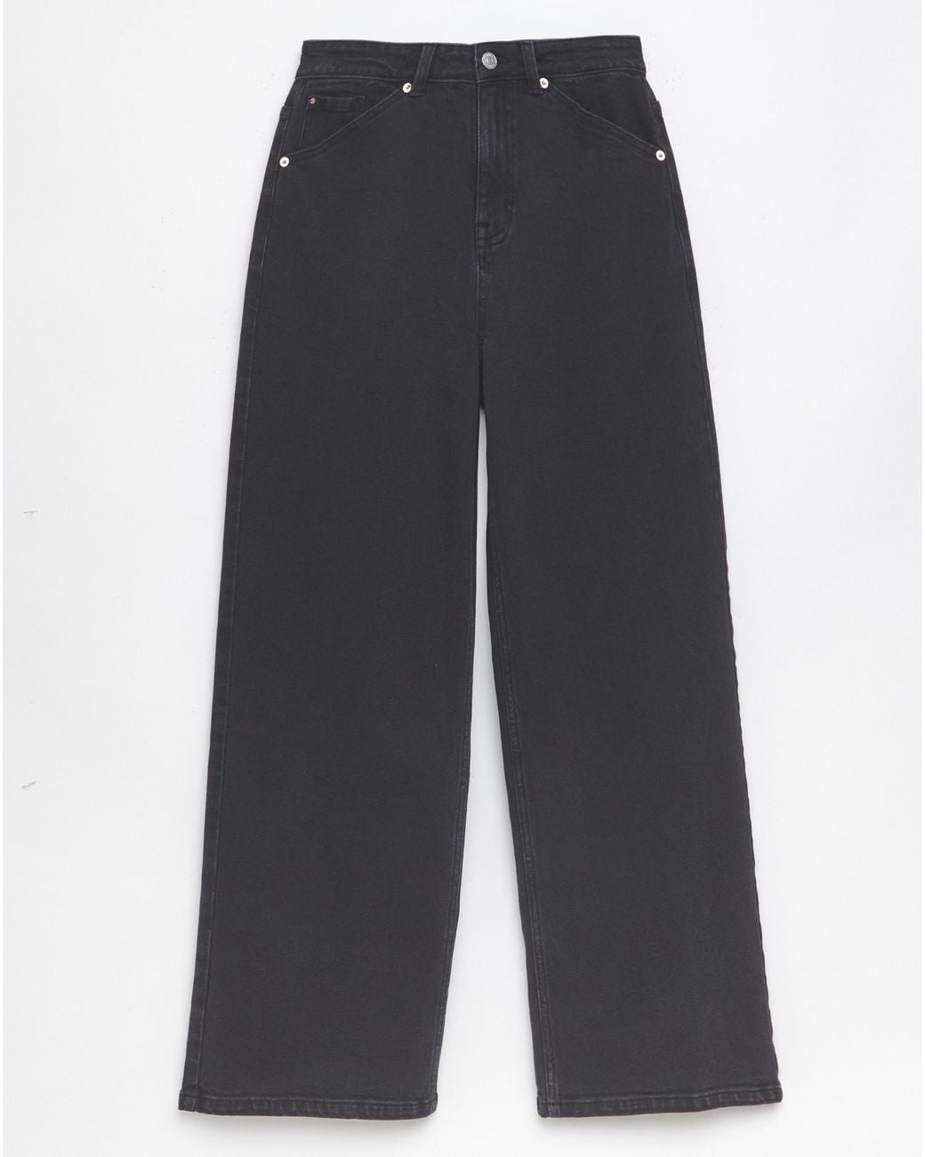 Simply Be White Sbe 99 1 Slouchy Wide Jeans