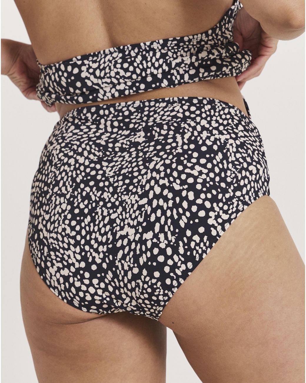 Simply Be Black Value 2 Pack High Waist Bikini Bottoms