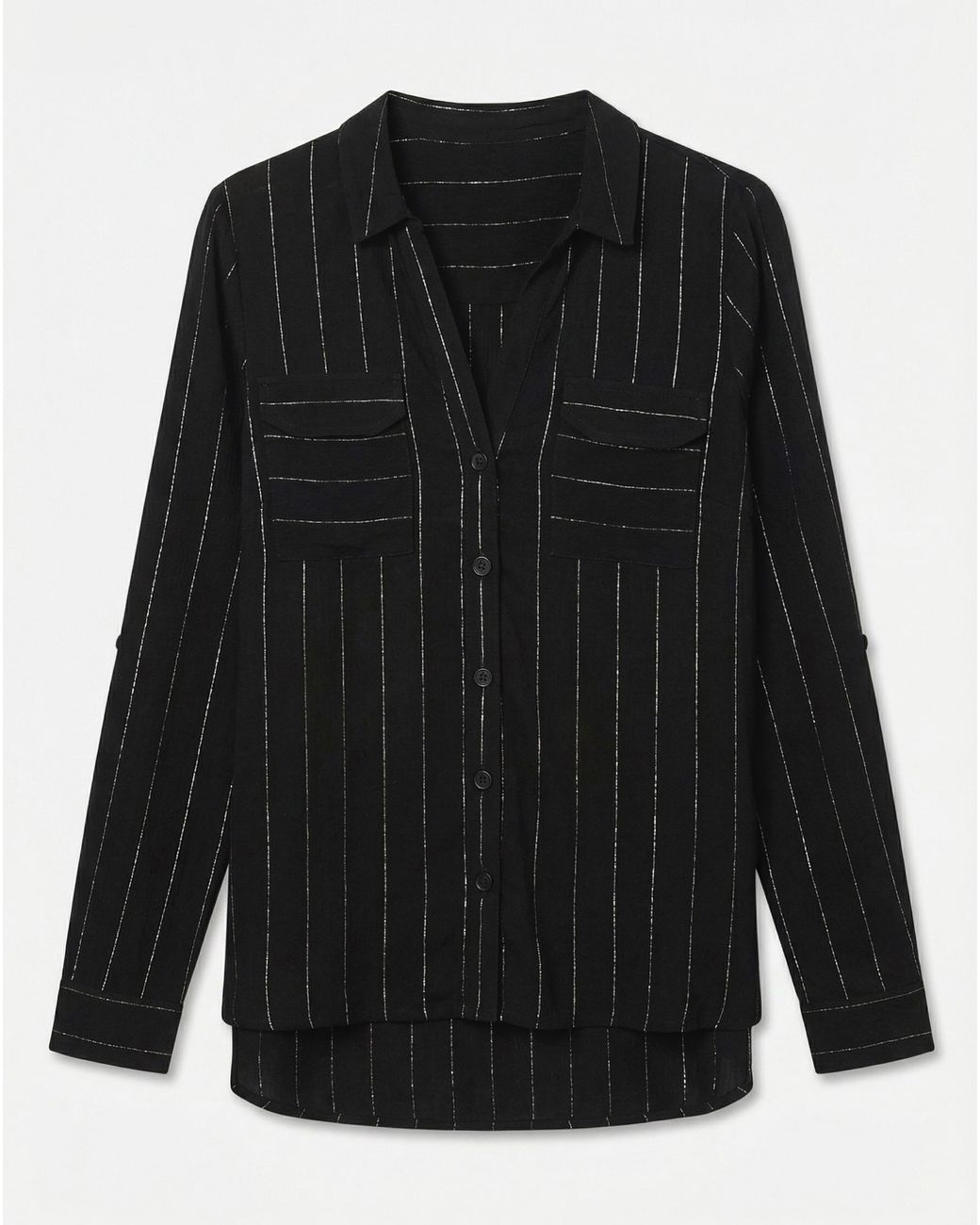 Vero Moda Blue Bumpy Glitter Shirt