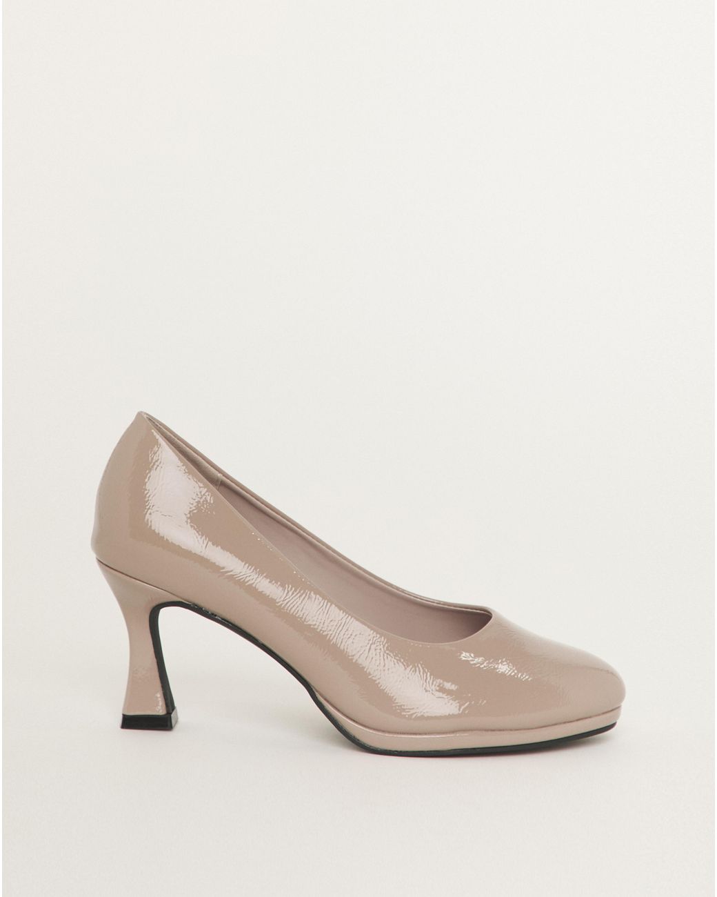 Simply Be Red Court Shoe Heel Extra Wide Fit