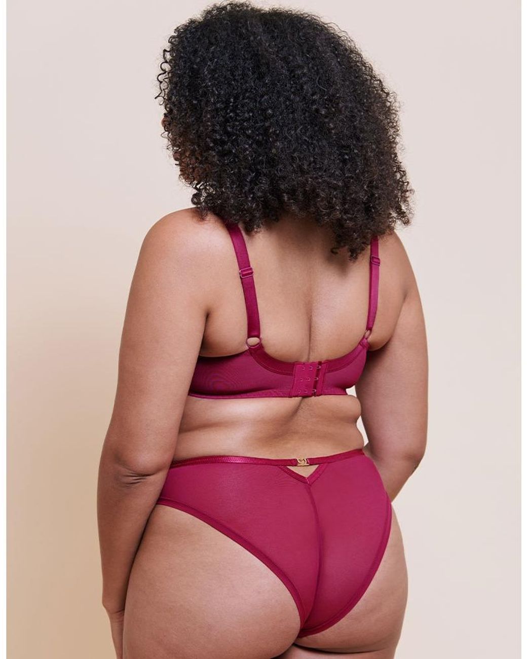 Curvy Kate Red Heartstopper Deep Plunge Bra