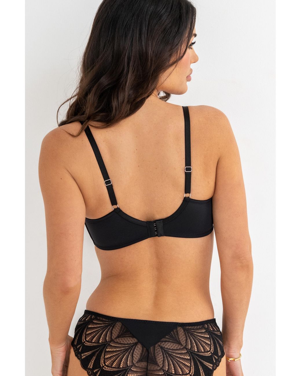 Pour Moi Black Padded Non-Wired T-Shirt Bra