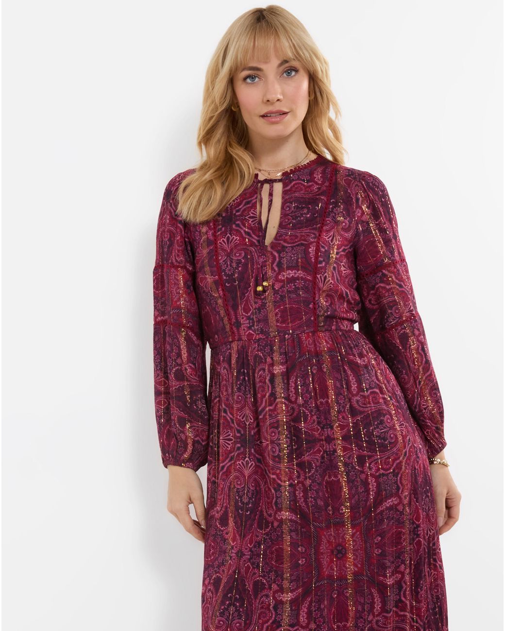 Joe Browns Green Long Sleeve Maxi Dress