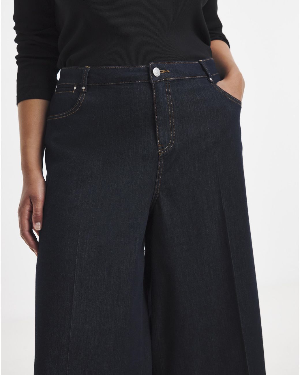 Simply Be Blue Culotte Jeans