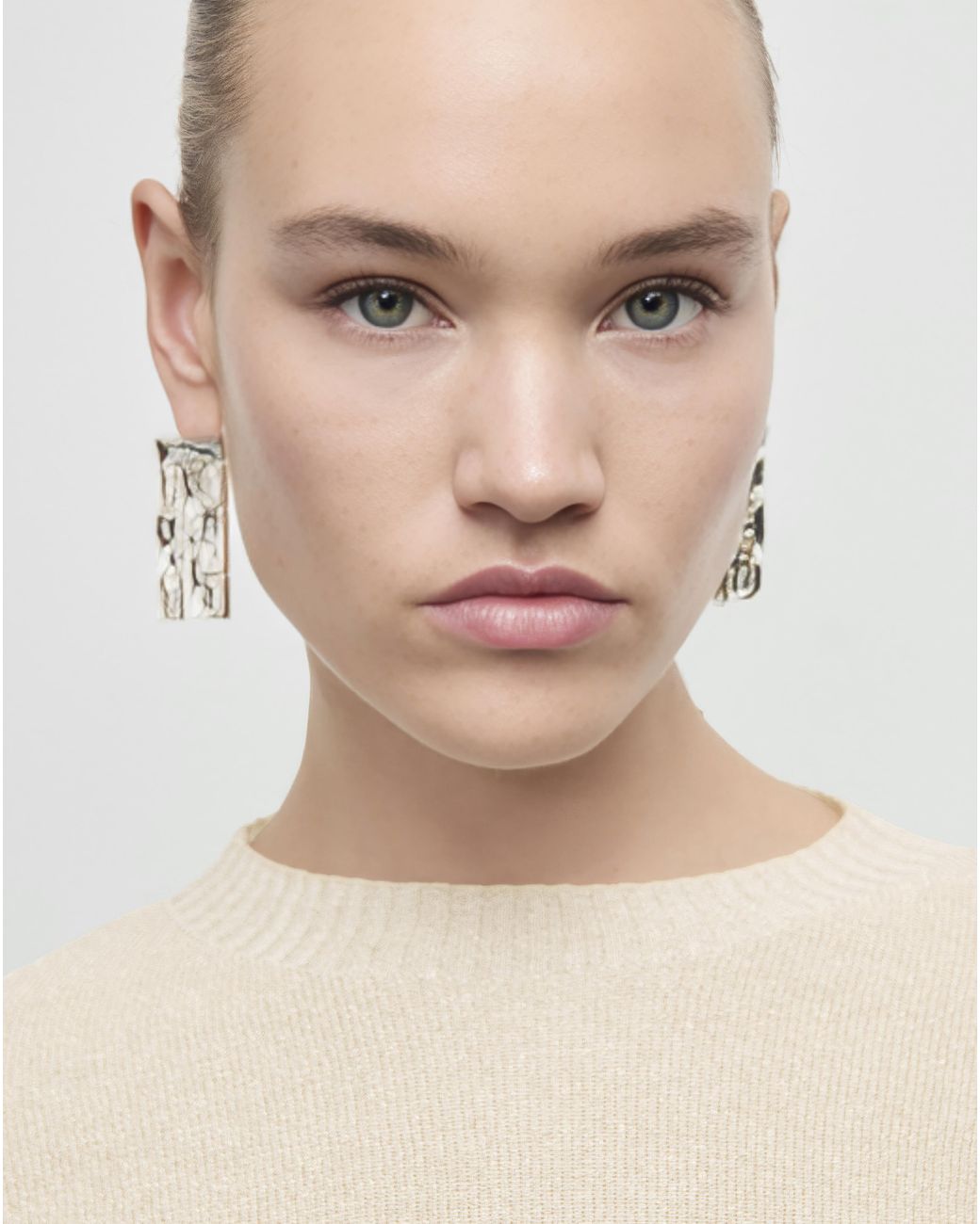 Mango White Jumper