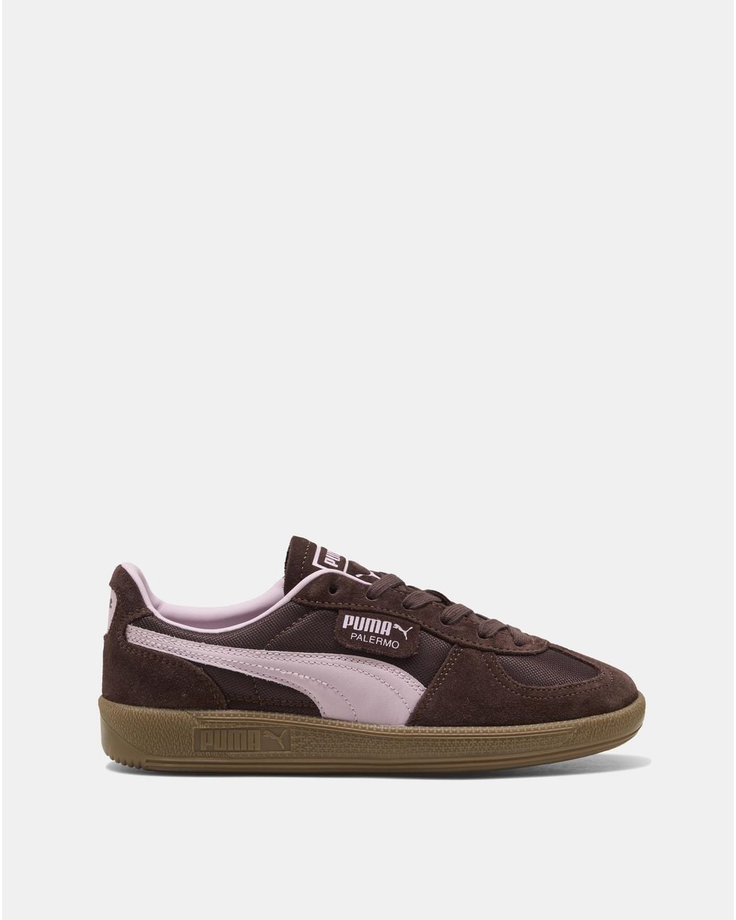 PUMA Brown Palermo Vintage Sneakers