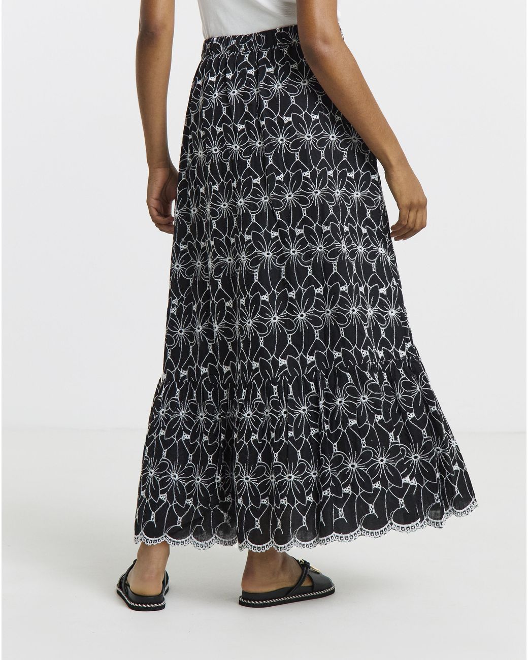 Lovedrobe Black Midaxi Skirt