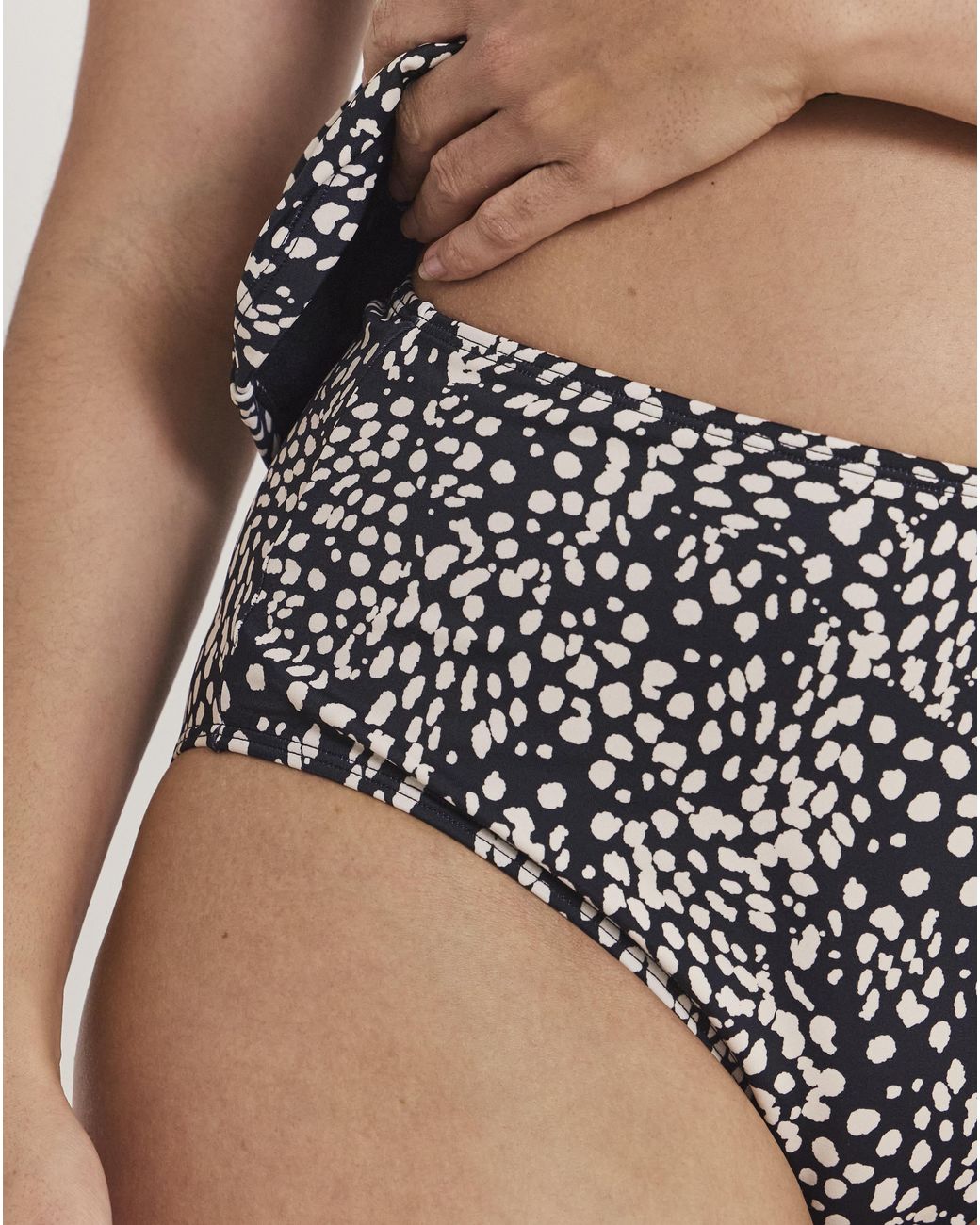 Simply Be Black Value 2 Pack High Waist Bikini Bottoms
