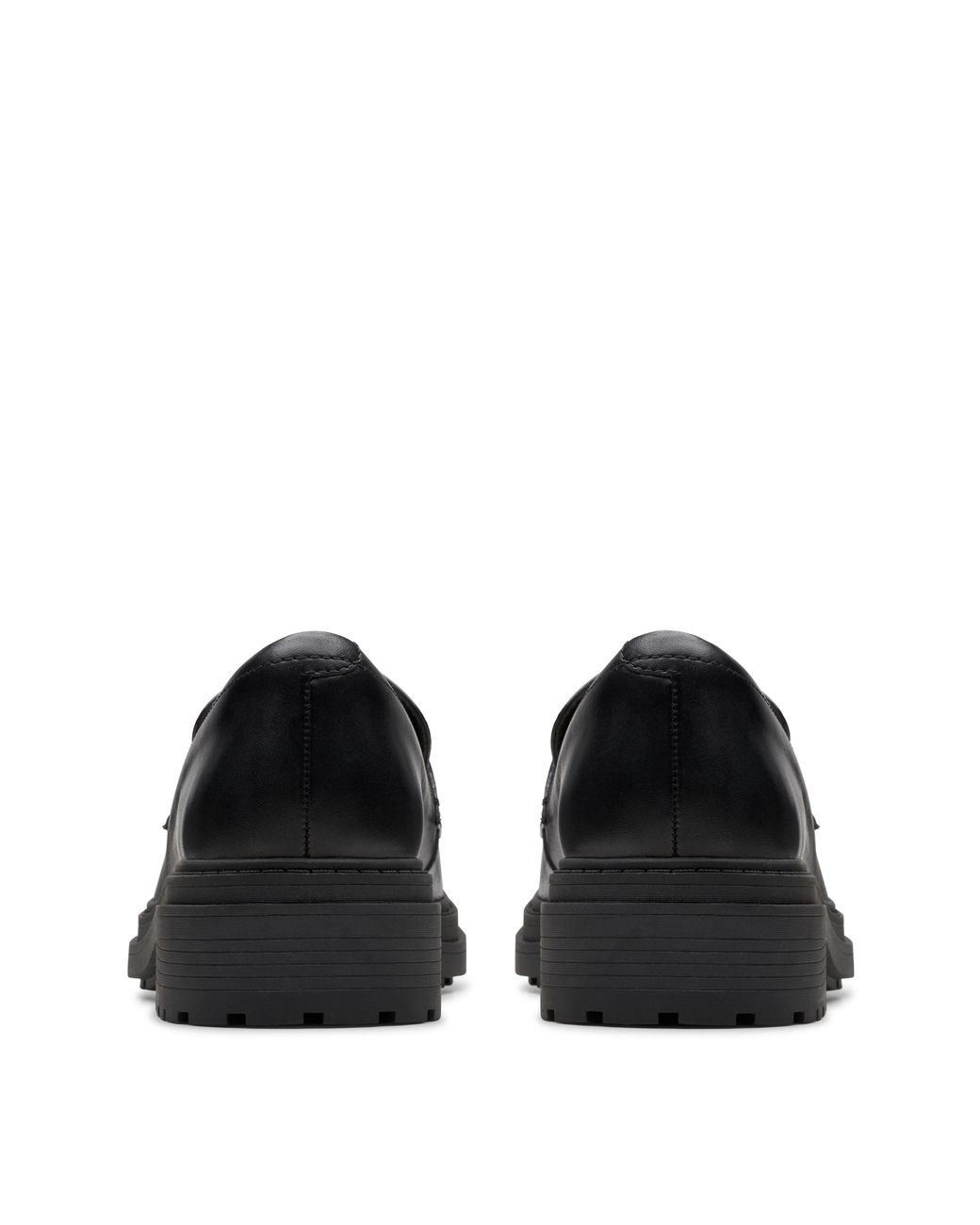 Clarks Black Orinoco Leather Loafer D Fit