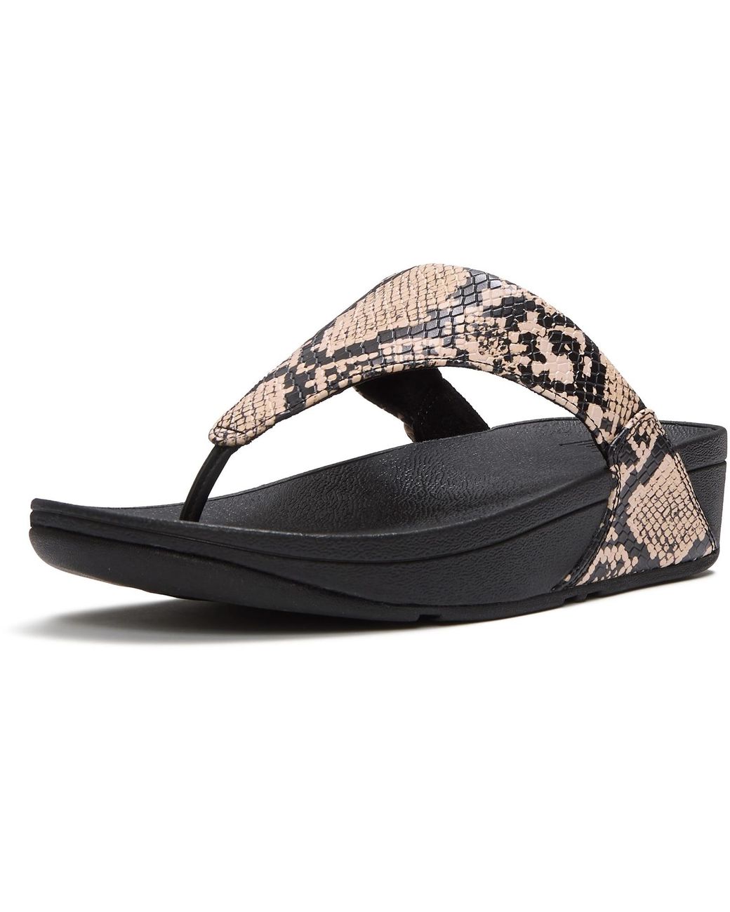 Fitflop Black Lulu Toe Post Sandal