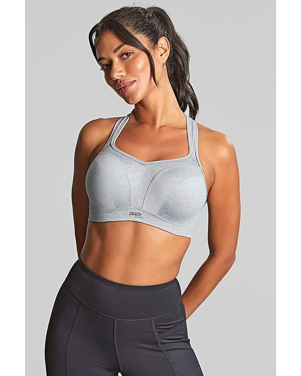 Panache Gray Power Wired Sport Bra