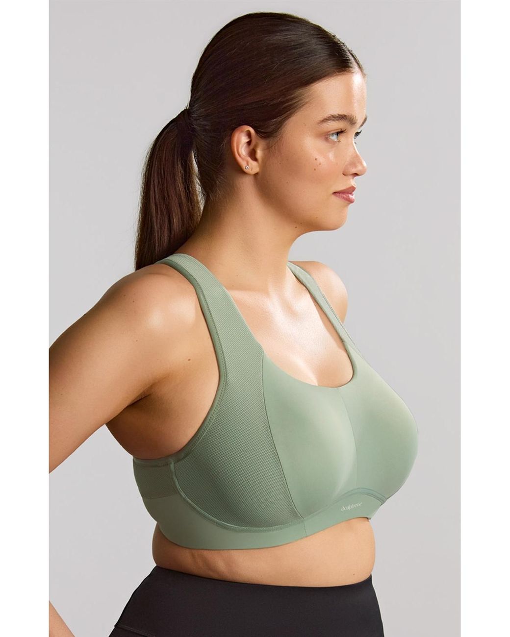 SCULPTRESSE Green Thrive Wired Sports Bra