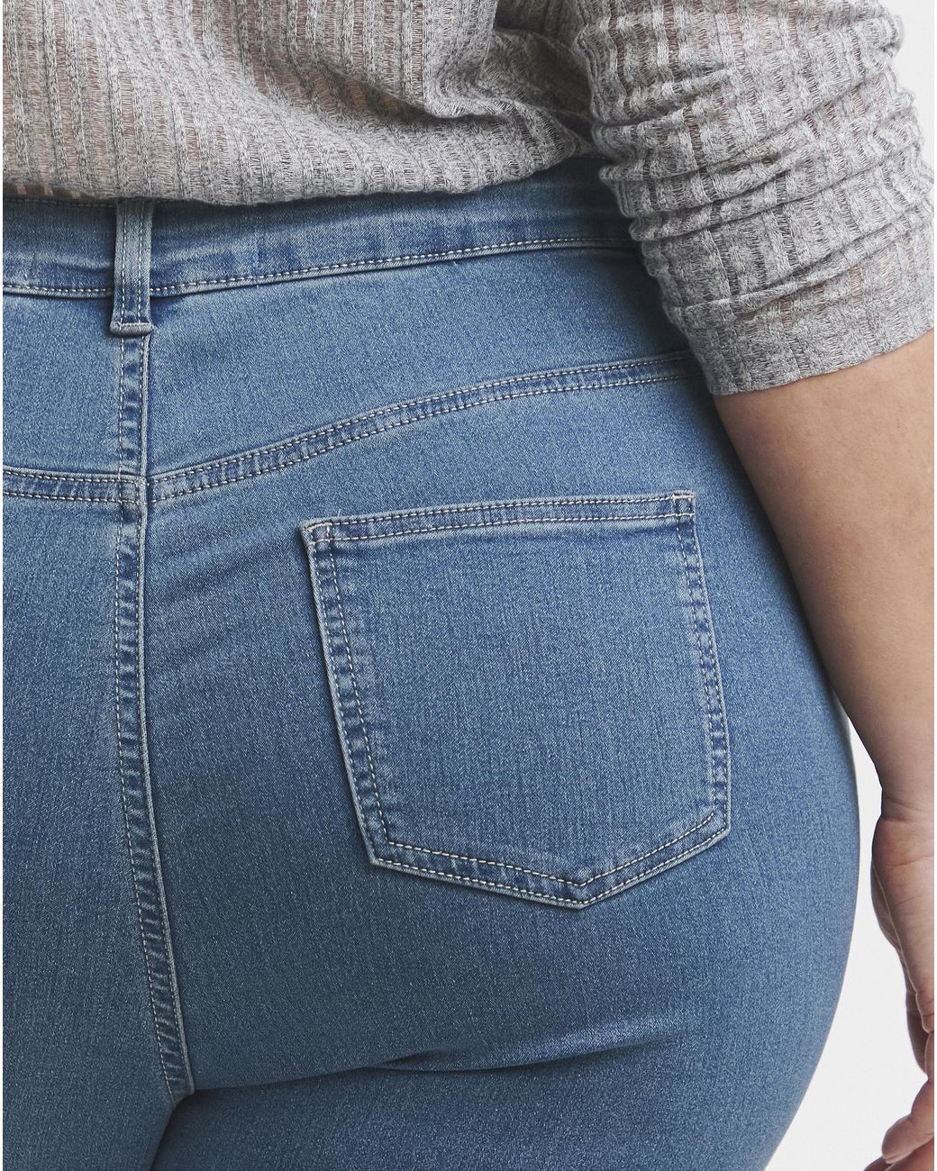 Simply Be Blue Slim Highwaist Super Stretch