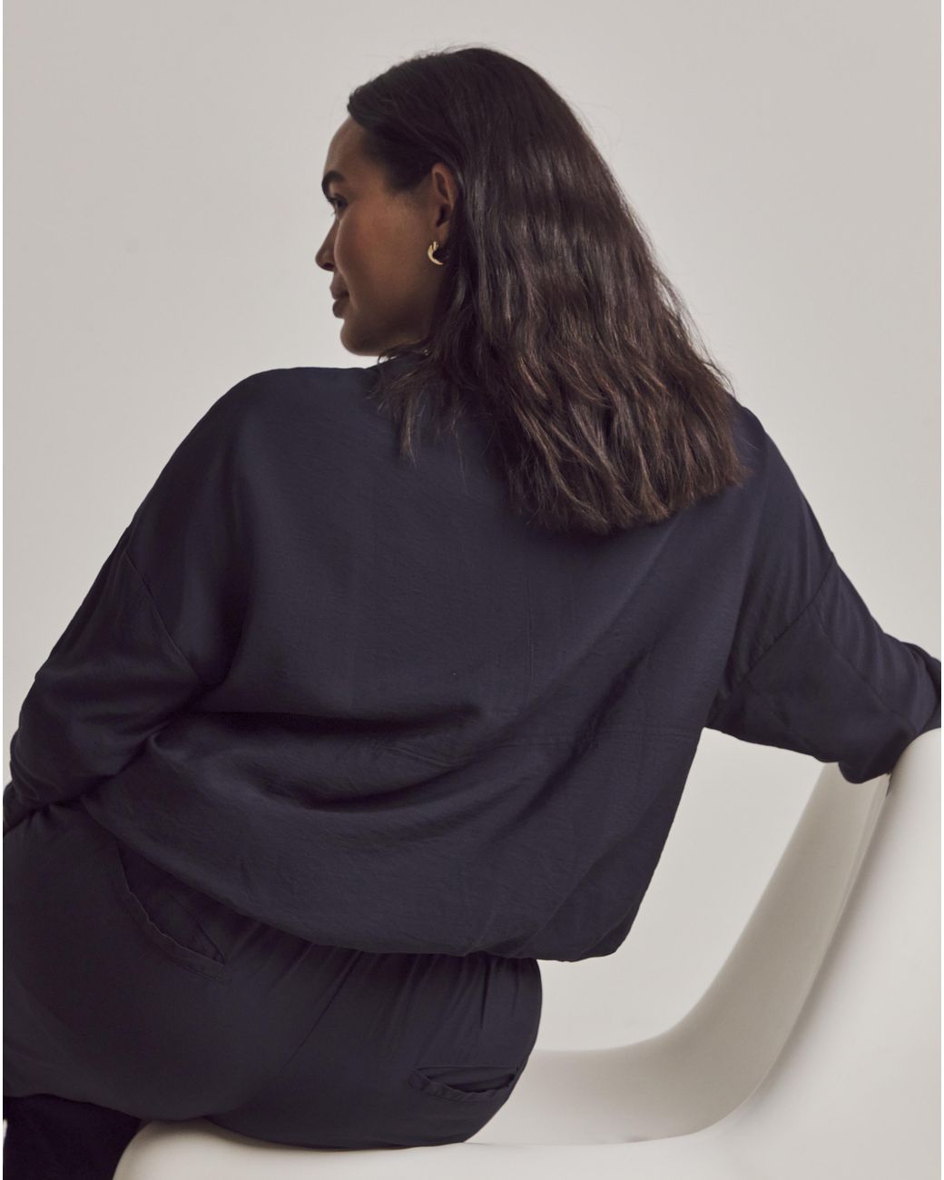 Julipa Black Pop Over Blouse