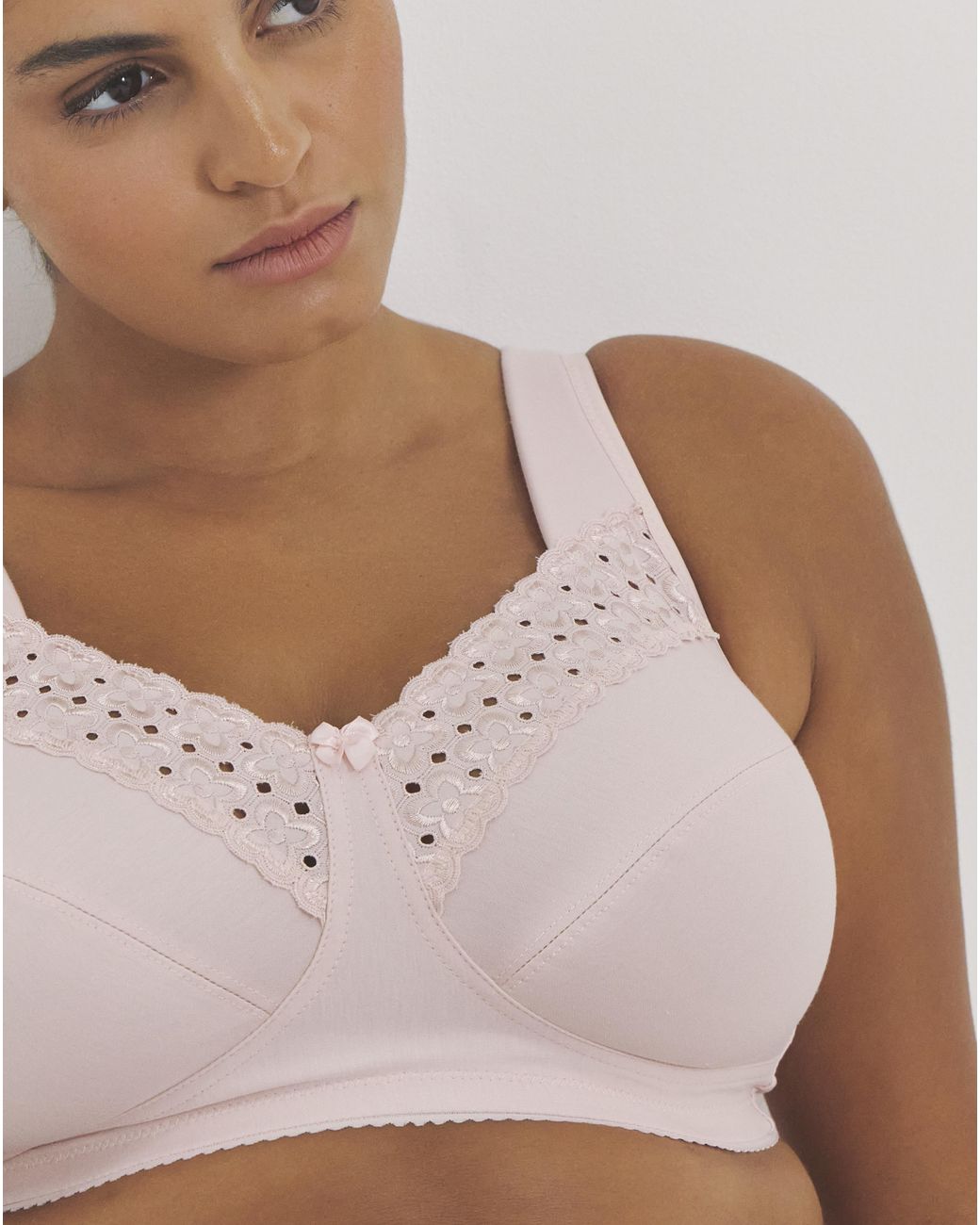 Miss Mary Of Sweden Pink Miss Mary Broderie Anglaise Bra