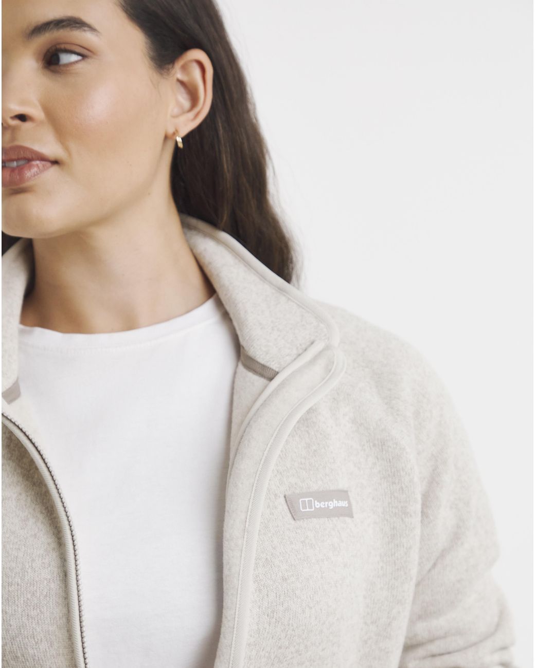 Berghaus White Asterby Fleece Jacket