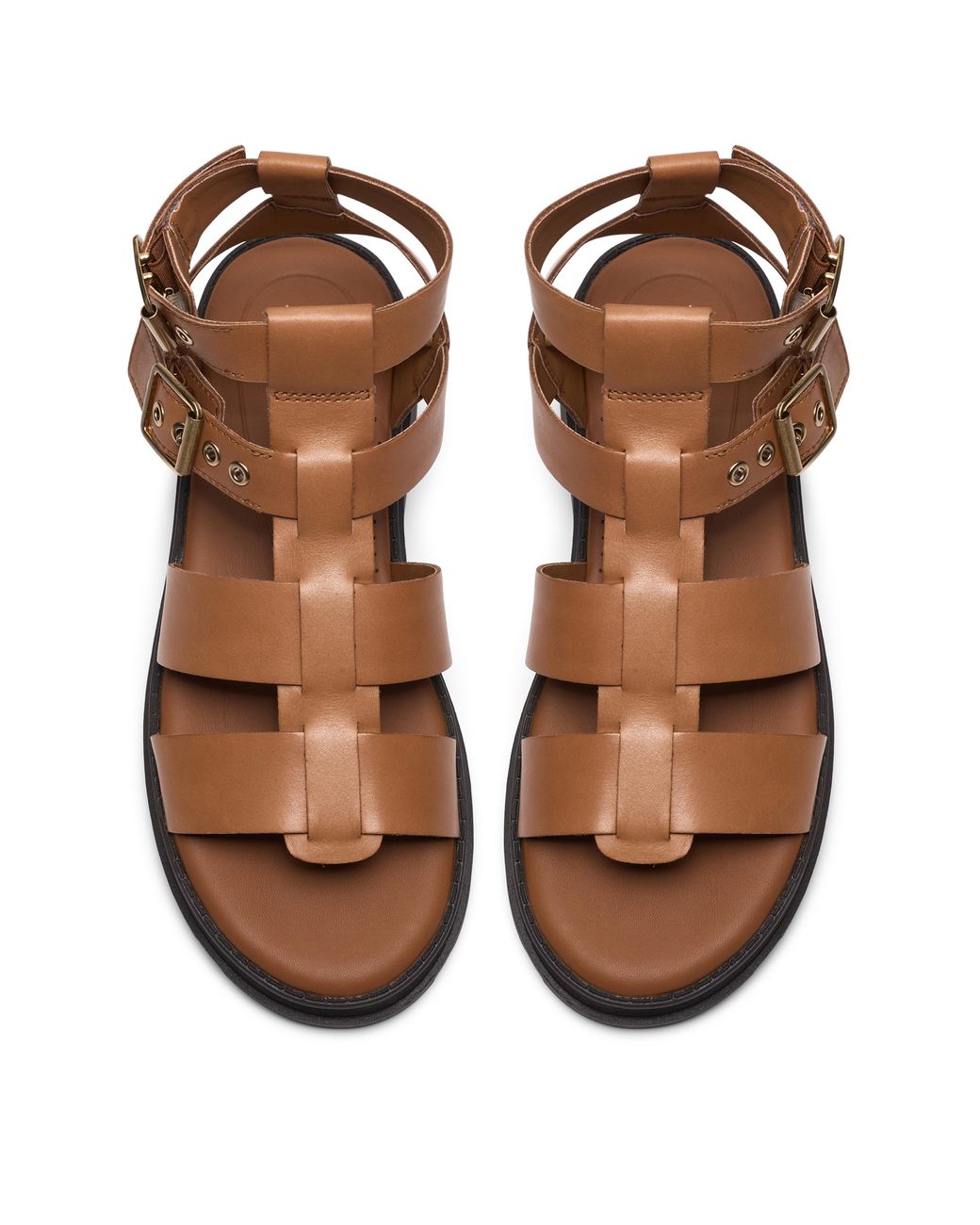 Clarks Brown Orinoco Leather Sandal D Fit