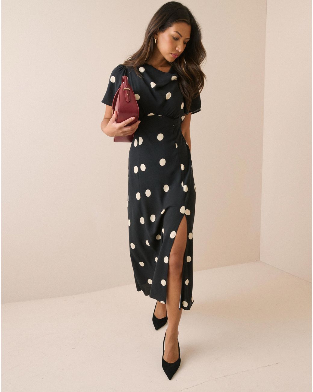Nobody's Child Natural Nobodys Child Cheryl Midi Dress