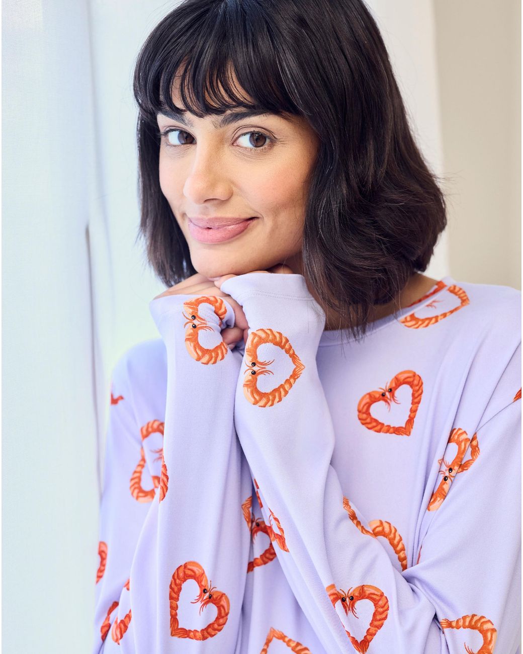 Chelsea Peers Purple Classic Long Sleeve Set