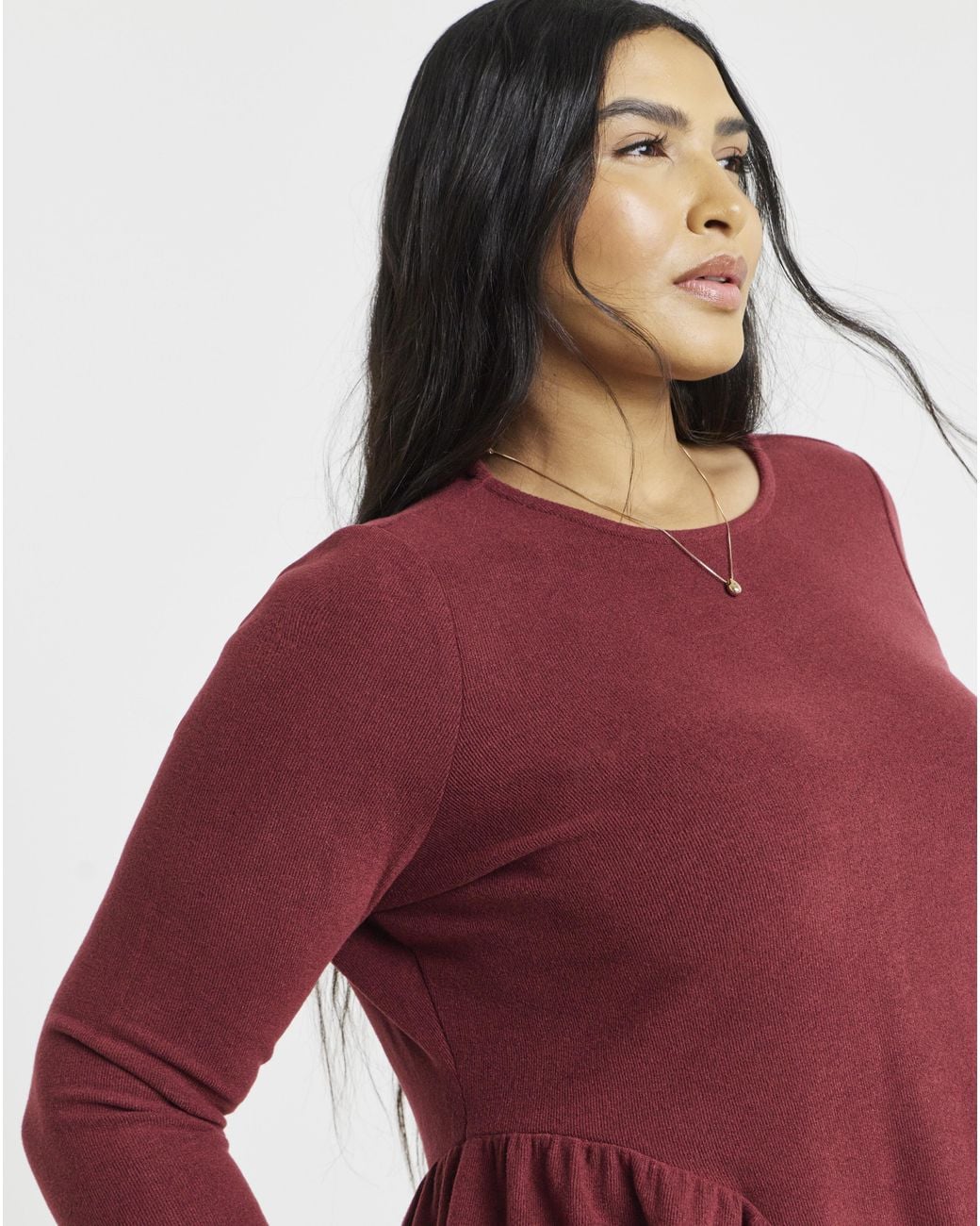 Simply Be Red Jersey Mini Dress