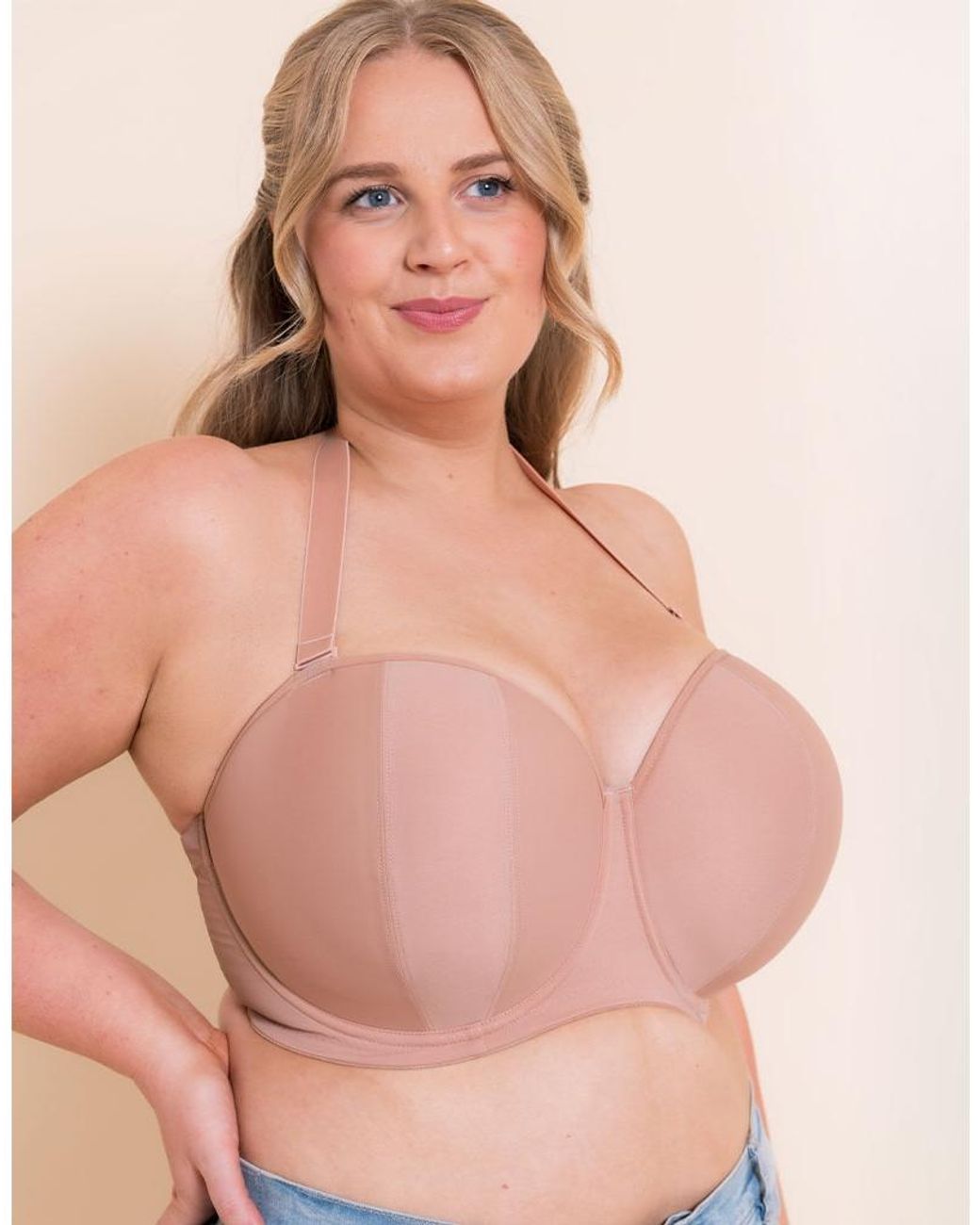 Curvy Kate White Luxe Strapless Bra