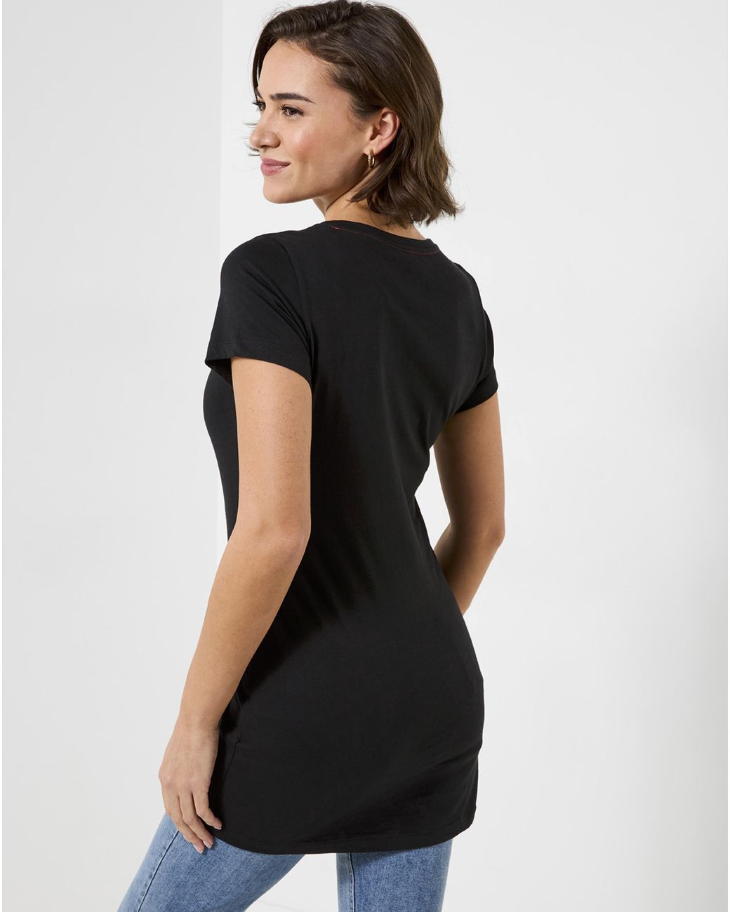 Joe Browns Black Jb Daisy Graphic Tunic Top