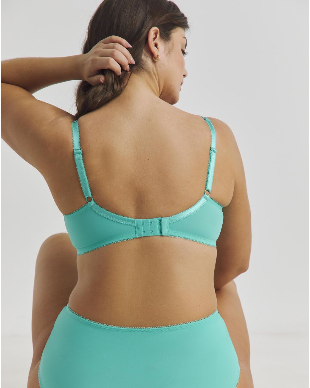 Pretty Secrets Blue 2 Pack Ella Lace Non Wired Full Cup Bras