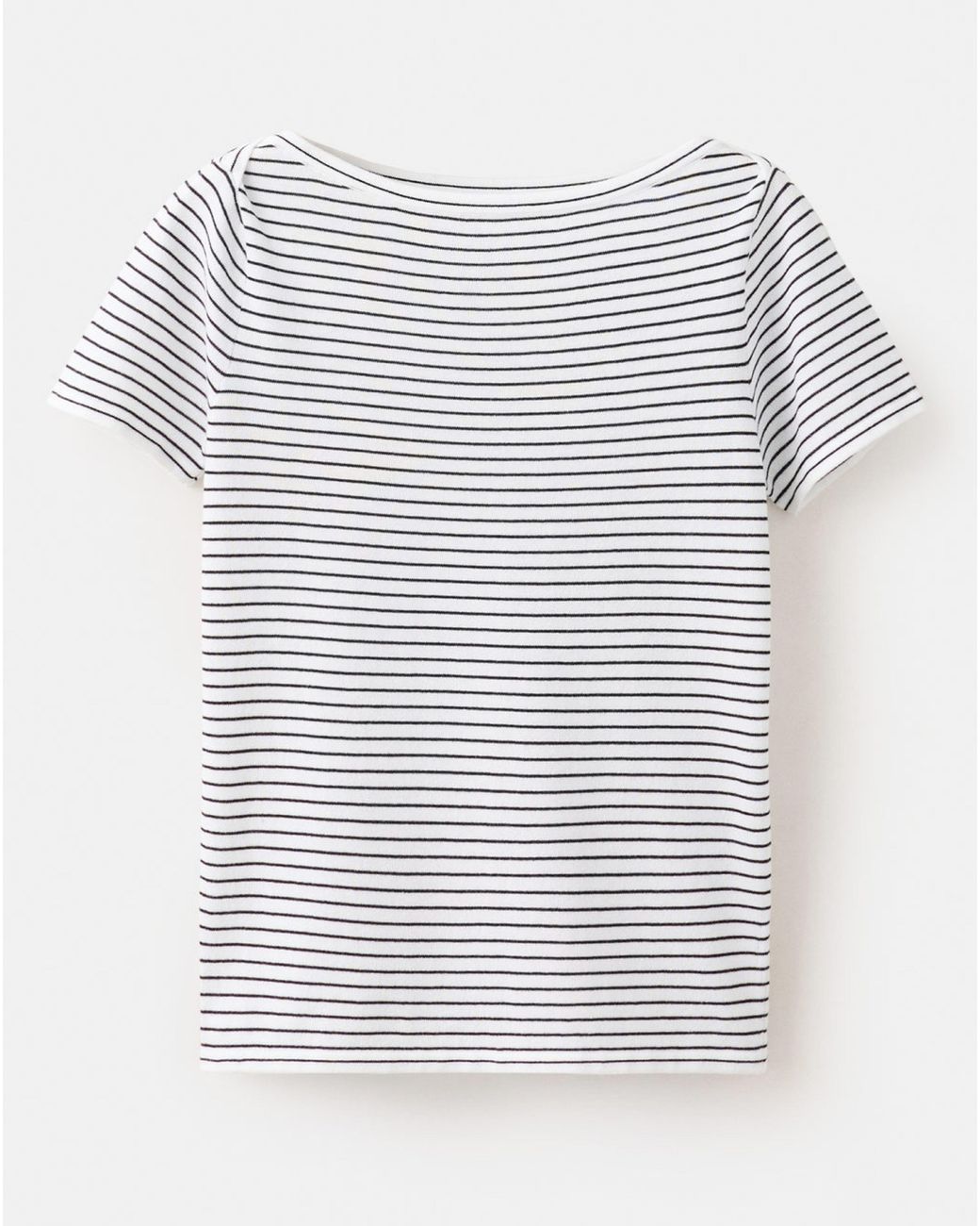Mango White Short-Sleeved Fine-Knit Sweater