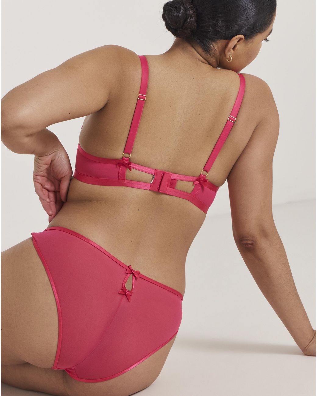 Ann Summers Red Love Struck Braz Midpink