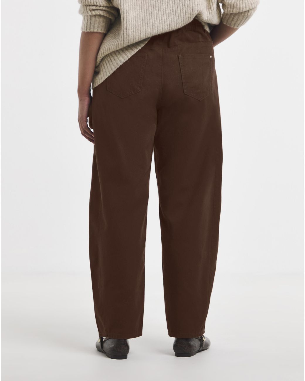 Simply Be Natural Tapered Barrel Leg Jeans