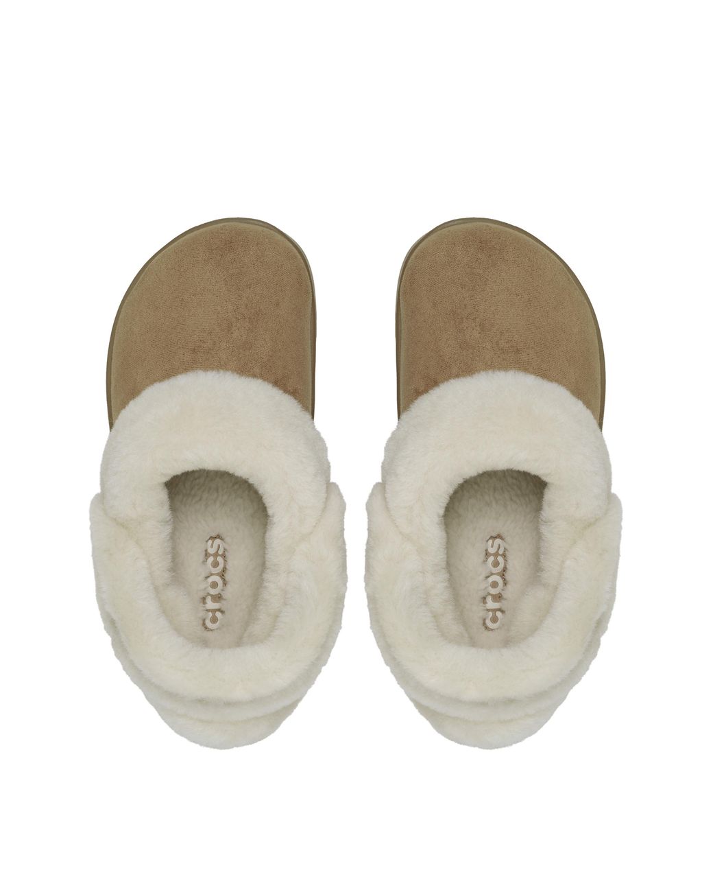 CROCSTM Natural Unfurgtble Vegan Suede Clog