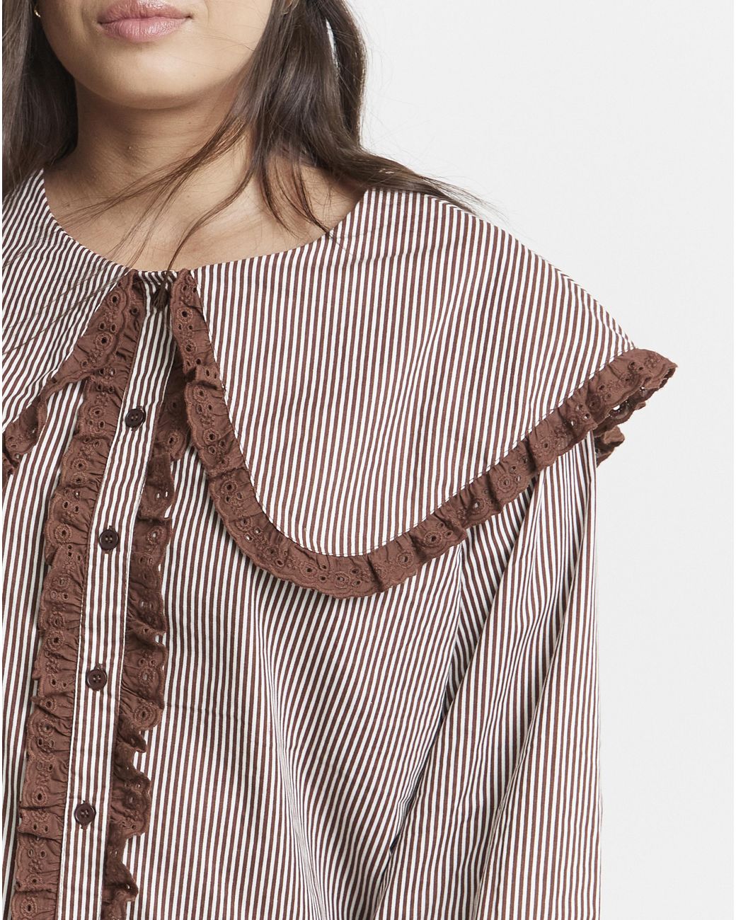 Neon Rose Blue Stripe Smock Dress