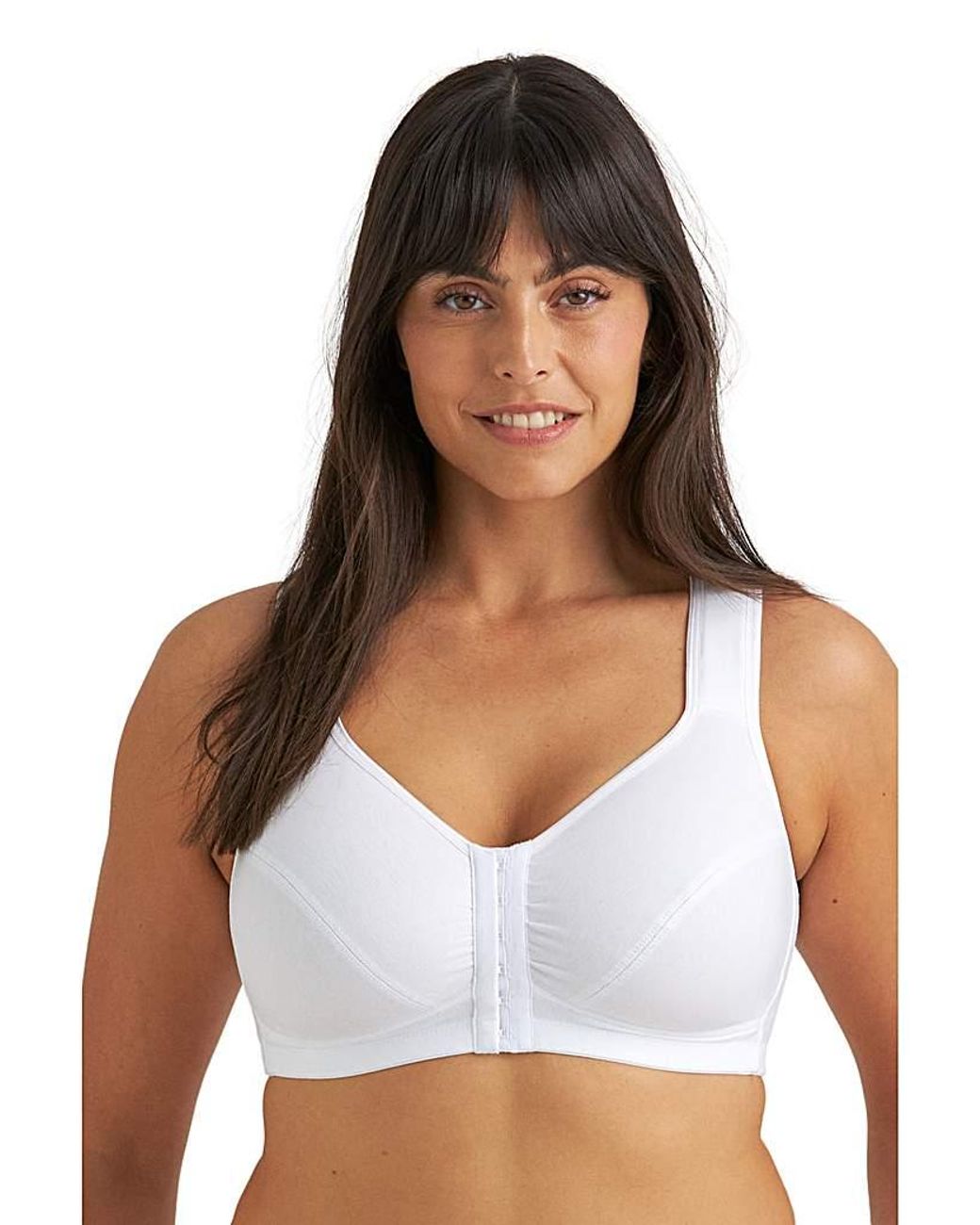 Miss Mary Of Sweden White Miss Mary Cotton X-Back Bra
